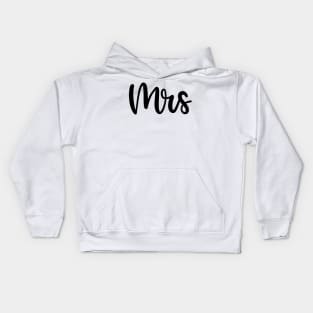 Mrs - Script Wife Accessory Kids Hoodie